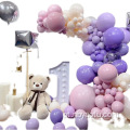 Kit de balões de látex de tendência colorida